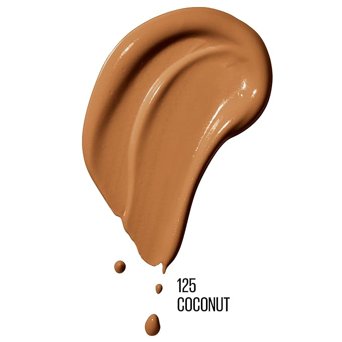 Maybelline Dream Radiant Liquid Medium Coverage Hydrating Makeup, Lightweight Liquid Foundation, Coconut, 1 Count (Pack of 2)