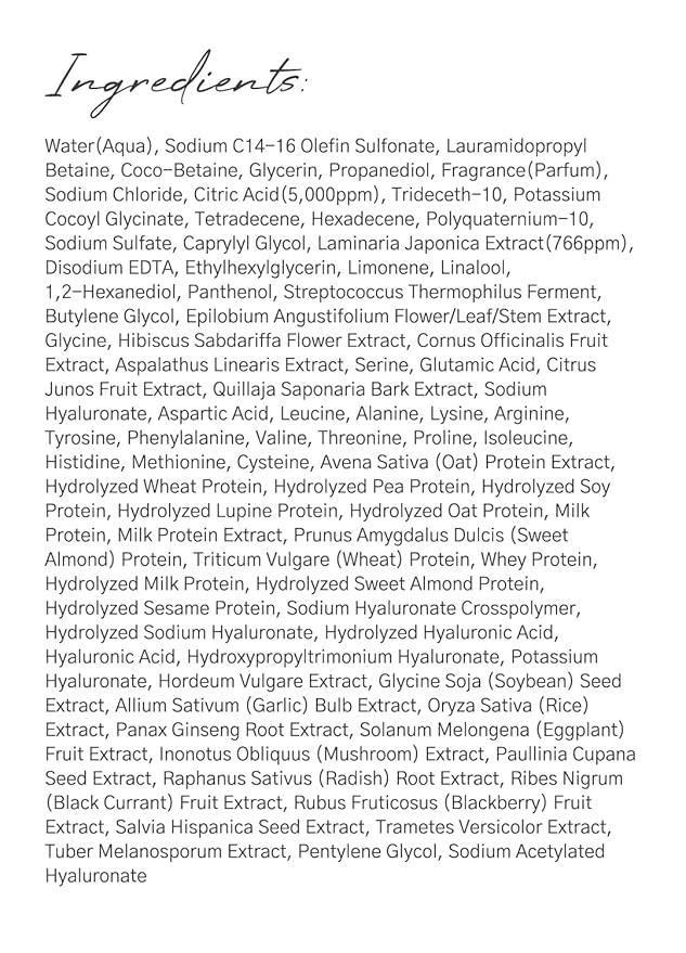 laferme Laminaria Shampoo with Organic Ingredient, Korean Clarifying Shampoo, Hydrating for Dry Hair, Strengthening for Weak Hair, Sulfate & Paraben-Free, for Women & Men,16.9 FL. OZ, Pear & Freesia