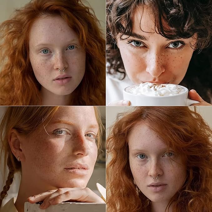 Freckle Pen 4 Colors, Natural Lifelike Freckle Makeup Pen Magic Freckle Color,Waterproof Longlasting Soft Dot Sopt Pen,for Natural Effortless Sunkissed Makeup