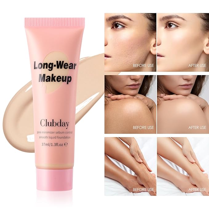 Liquid Foundation Full coverage Long-Lasting Buildable Weighless Foundation Cream Active Wear Color Stay Makeup-06