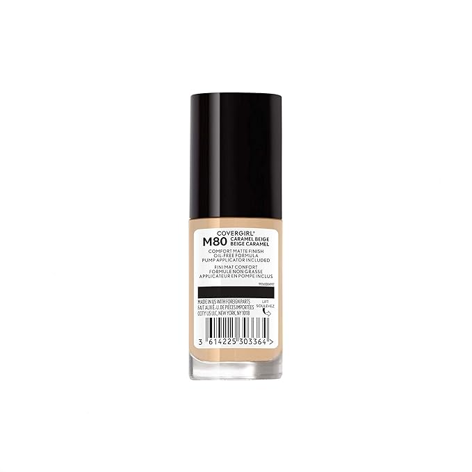 COVERGIRL TruBlend Matte Made Liquid Foundation, Caramel Beige (Pack of 3)