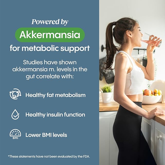 Hydralyte Plus Metabolic Support - Sugar-Free Electrolytes + Akkermansia Probiotic for Women and Men - Blend of Prebiotics and Probiotics for Digestive Support + Fiber (30 Pack, Blood Orange)