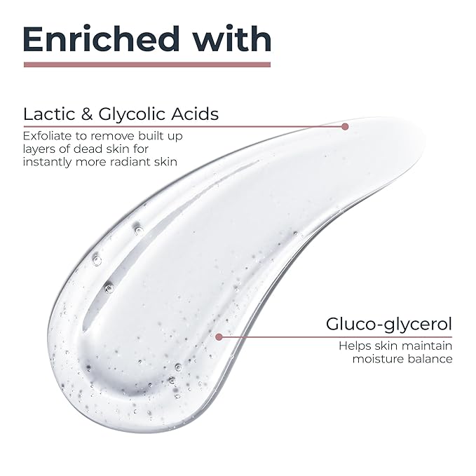 Eucerin Radiant Tone Face Cleanser Gel with 2% Exfoliating AHA Complex, Gentle Face Wash Improves Skin Clarity and Boosts Radiance, All Skin Types, 6.8 Fl Oz Bottle