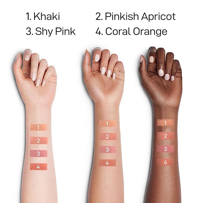 Face Blush for Cheeks Waterproof Smooth Creamy Formula, Matte Finish Buildable Lightweight Cream Blush Balm Create a Natural, Long Lasting Makeup Brightens Facial Radiance (Pinkish Apricot)