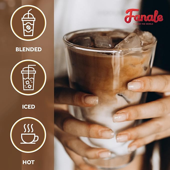 Fanale Premium Okinawa Brown Sugar Bubble Tea Flavoring Powder | Perfect for Baking, Smoothies, Desserts and Drinks | Instant Flavoring Powder for Boba Milk Tea - 2.2 Pounds (Pack of 20).