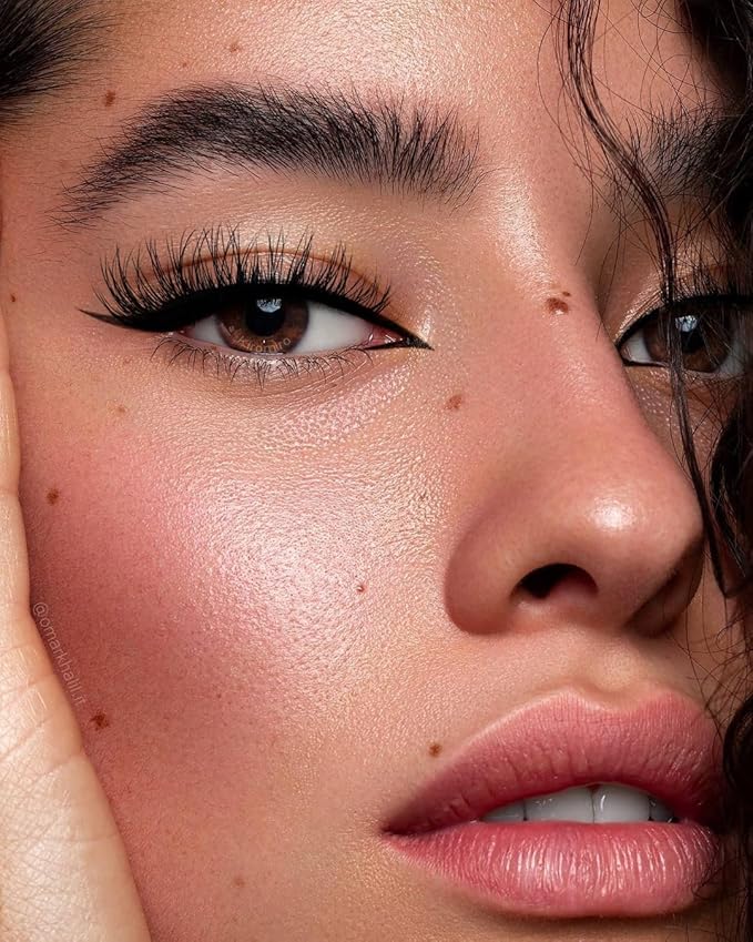 Mink Lashes Natural Look False Eyelashes Wispy Cat Eye Flat Lashes 3D Mink Lashes Natural Fake Lashes 15mm Strip Lashes Pack 7 Pairs by Kiromiro