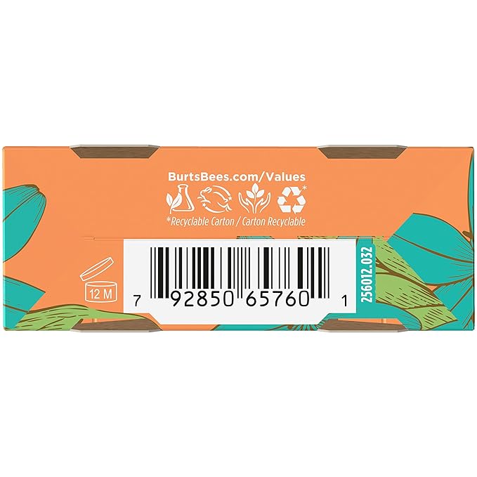 Burt's Bees Lip Balm Spring Gifts, 3 Nourishing Lip Care Shimmers for All Day Glow, Kissable Color Spring Gift Set -Peony, Fig & Rhubarb (Packaging May Vary)