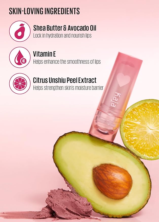 Kaja Love Blur Lip Balm - 02 Sweet Bestie | Soft & Comfort Semi-Matte Blurring Daily Color Lip Balm | Shea Butter, Avocado Oil, Citrus Unshiu Peel Extract, Vitamin E Infused| 4g / 0.14oz.