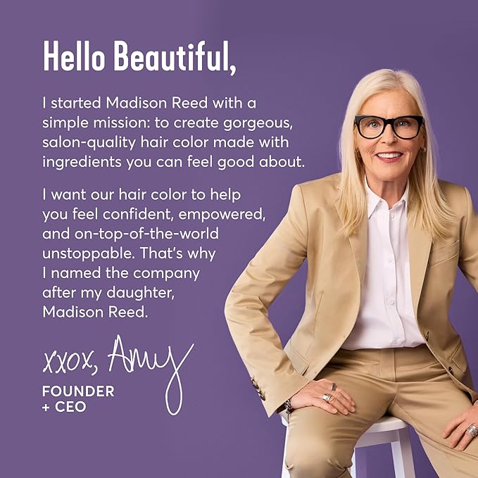 Madison Reed Radiant Hair Color Kit | 5NGV Dark Golden Brown (Napoli Brown) for 100% Gray Hair Coverage | Salon Quality Permanent Hair Dye | PPD-Free & Ammonia-Free | (Packaging May Vary) 2 Pack