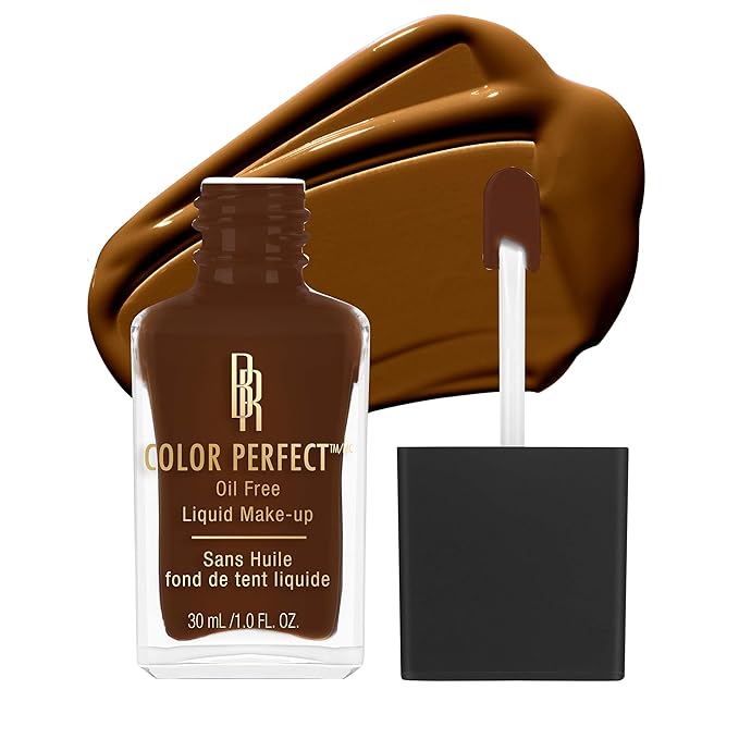 Black Radiance Color Perfect Liquid Full Coverage Foundation Makeup, Haute Cocoa, 1 Ounce