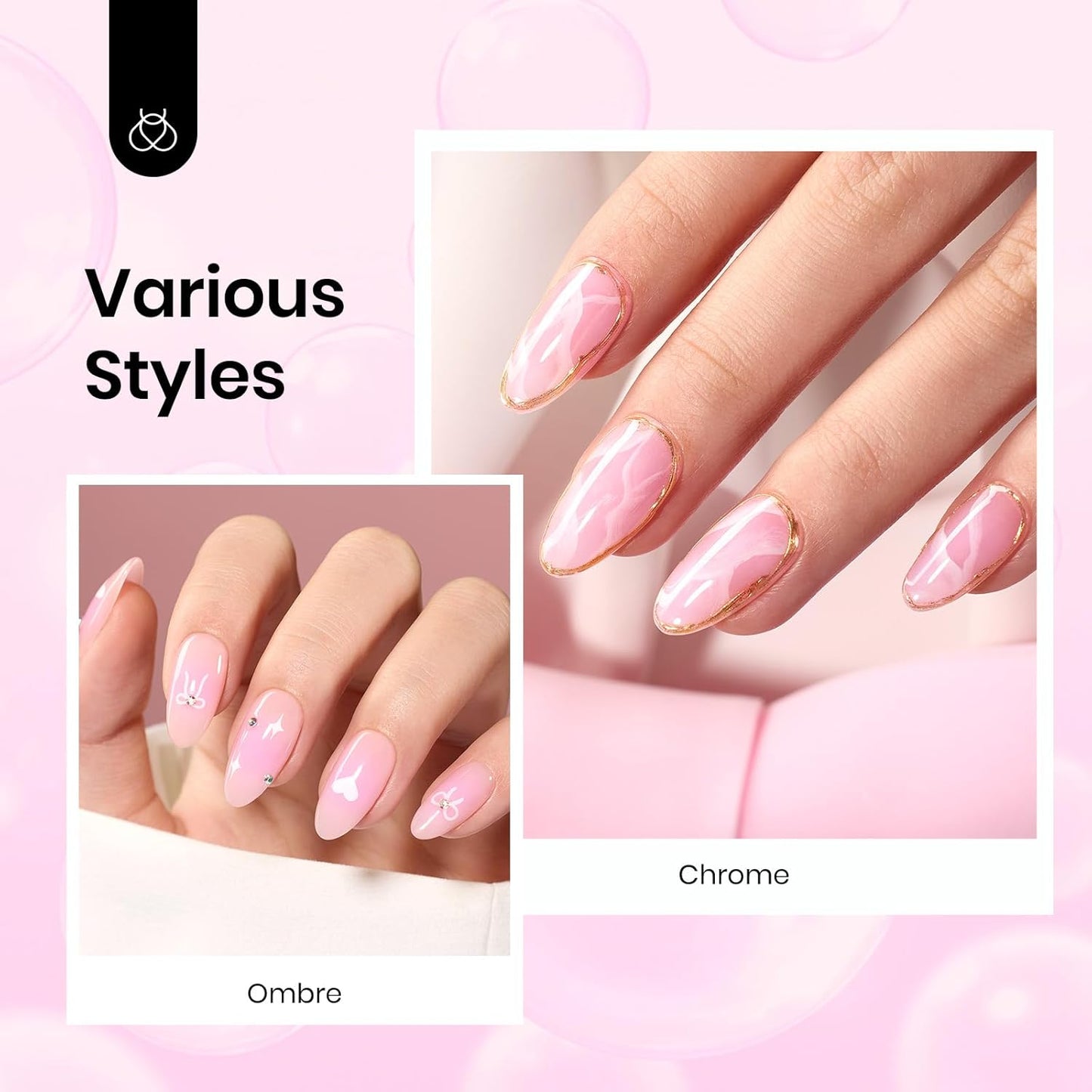 Beetles Jelly Pink Gel Nail Polish, 15ML Baby Pink Sheer Clear Jelly Spring Summer Gel Polish Bubblegum Theme Glaze Long Lasting Soak Off UV French Manicure Nail Art Gift for Women