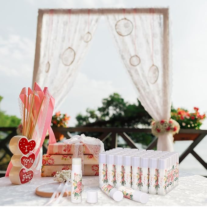 Dunzy 100 Pack Hello Fall Thanksgiving Party Gifts Bulk Lip Balms Favors Employee Appreciation Gifts Thank You Gifts Team Inspirational Gifts for Women Men Coworkers Satff Teachers(Flower)