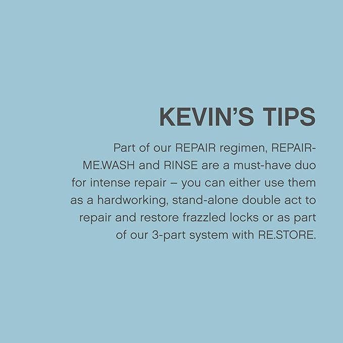 KEVIN.MURPHY REPAIR-ME.WASH - Moisturising Hair Repair Shampoo - Hydrating Frizz Control Shampoo - Sulphate & Paraben Free Hair Care - 1 L / 33.8 fl oz