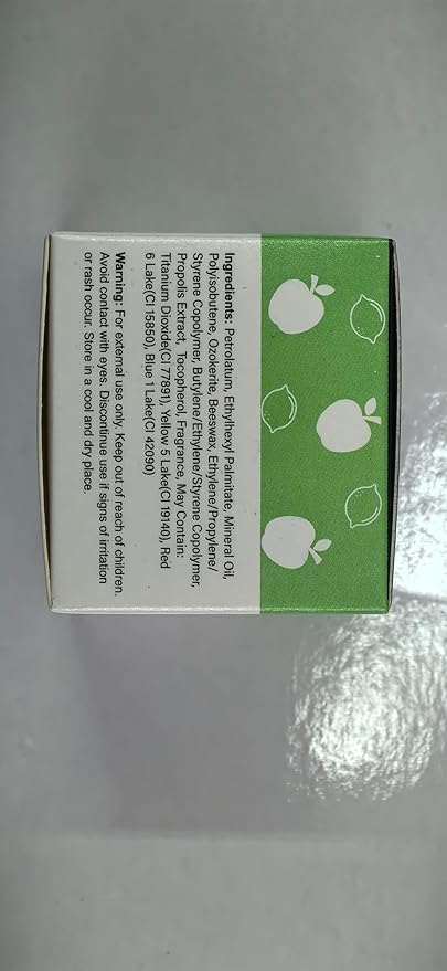 2 PCS Bee Lip Balm Honey Pot, Honey & Apple Lime Sleeping Lip Mask Overnight, Hydrating Prevention Dry and Cracked Lip Scrub, Reduces Lip Lines, Brightening Lip Color