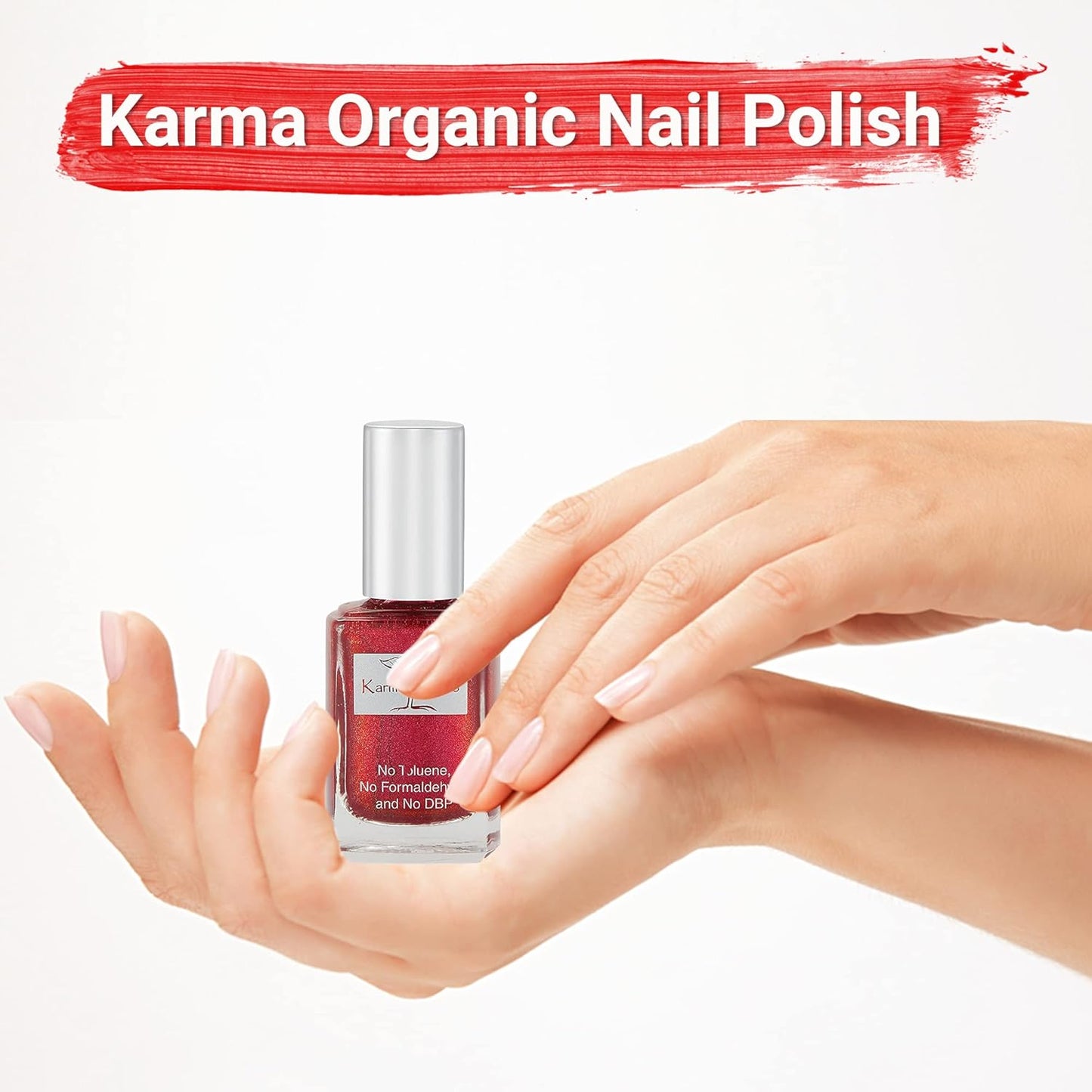 Karma Organic Natural Nail Polish-Non-Toxic Nail Art, Vegan and Cruelty-Free Nail Paint (West Palm)