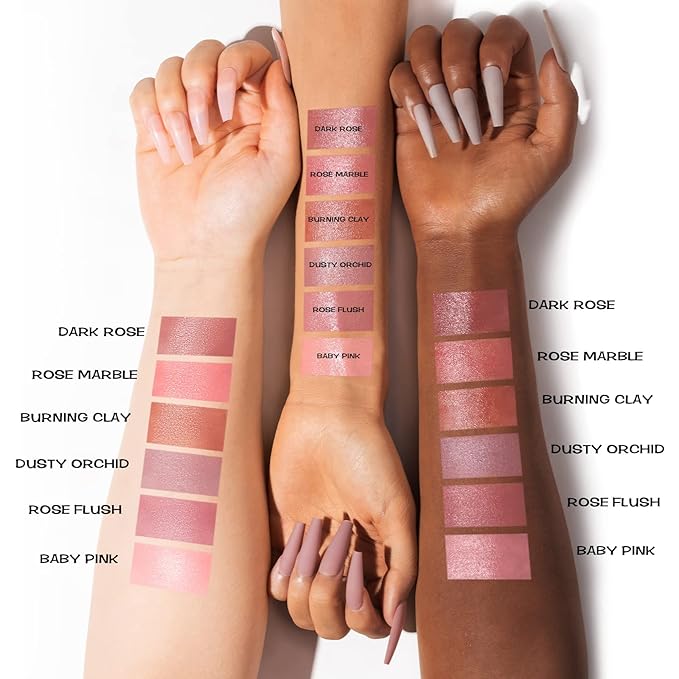 FOCALLURE Cream Blush Makeup,Buildable Blush Stick for Cheeks,Matte and Dewy Finish,Long Wearing,Easy Application,Lightweight Multi Stick,DUSTY ORCHID