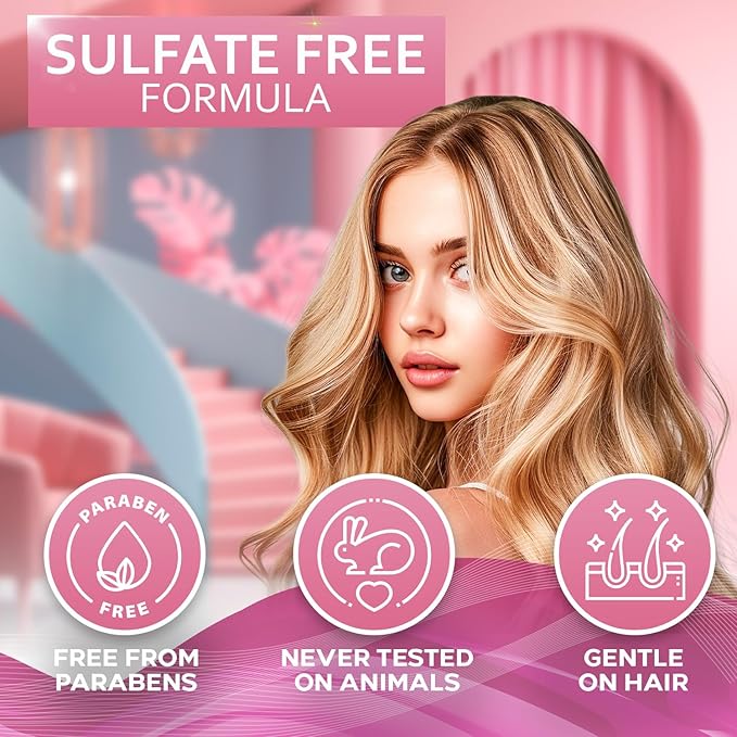 Rice Water Spray for Hair - With Rosemary, Biotin and Castor Oil - Tonic for Women and Men with Thinning Hair - Fermented Thickening Treatment to Fight Hair Fall - Daily Strengthening Leave In Formula