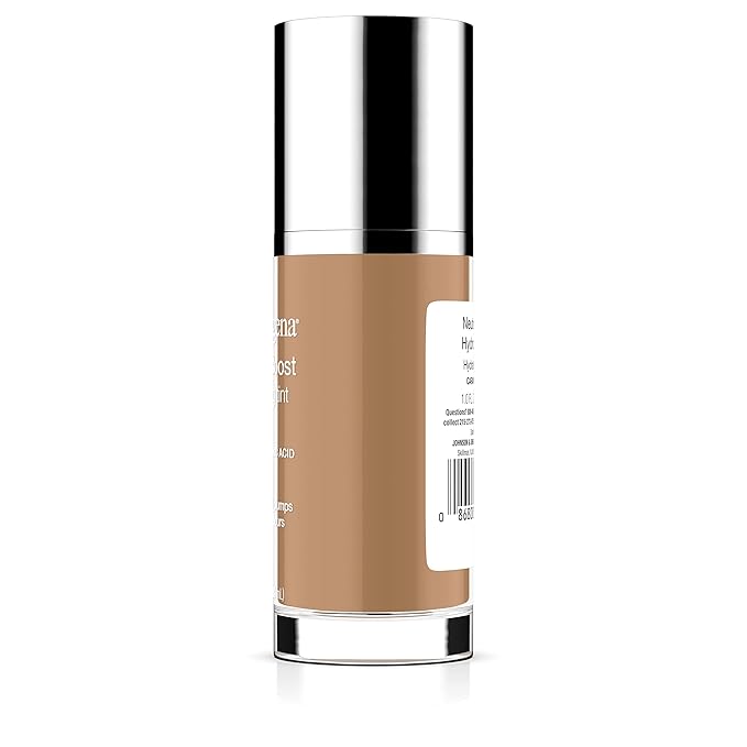 Neutrogena Hydro Boost Hydrating Tint with Hyaluronic Acid, Lightweight Water Gel Formula, Moisturizing, Oil-Free & Non-Comedogenic Liquid Foundation Makeup, 105 Caramel Color 1.0 fl. oz (Pack of 2)