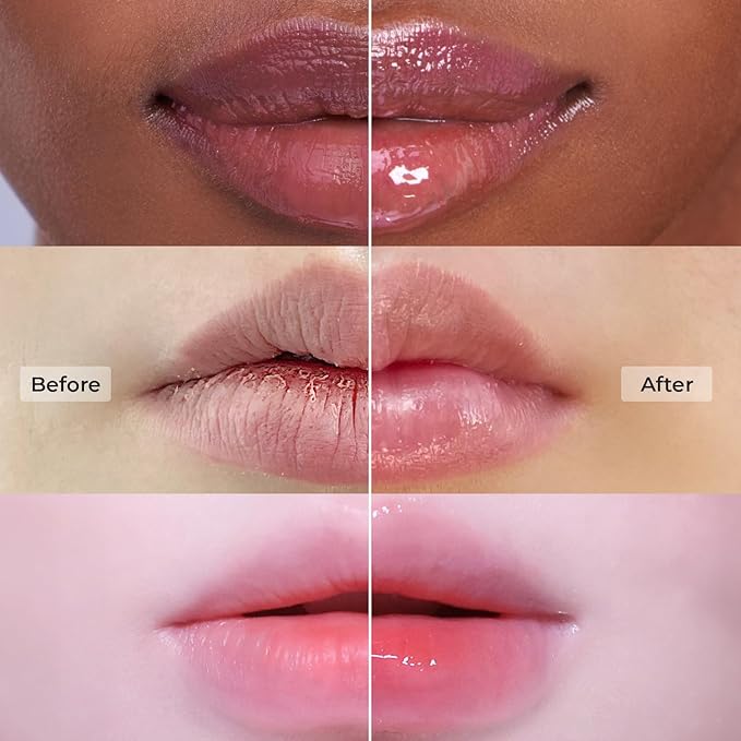 Natural Plumping Vitamin E Lip Mask, 0.46 Oz | Hydrating Lip Moisturizer For Soft, Smooth, Plump Lips, With Organic Shea Butter, Vegan Waxes, Collagen Boosters, Korean Skincare, Lip Gloss