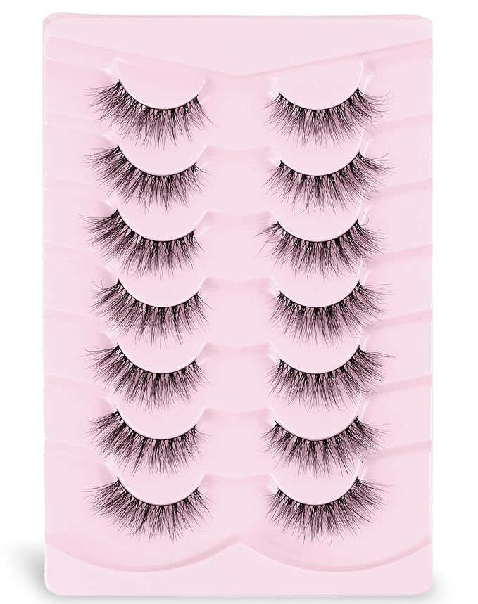 Wispy Lashes Natural Lashes Fake Lashes Natural Look False Eyelashes Natural Eyelashes Wispy Fake Eyelashes Cat Eye Lashes UP12