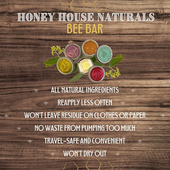 Bee Bar Honey House Naturals Duo – Hawaiian – Small .6 ounce & Large 2 ounce (Hawaiian)