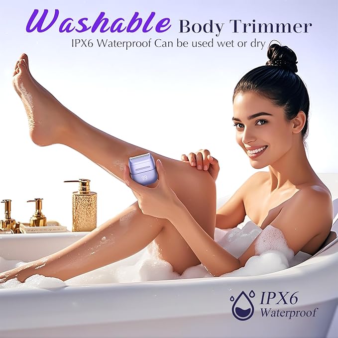 Electric Razors for Women, Womens Electric Leg Shaver Cordless Shaver for Women Painless Facial Hair Removal for Arms, Underarms, Bikini Trimmer, Portable & Safe, Wet & Dry Use Razor