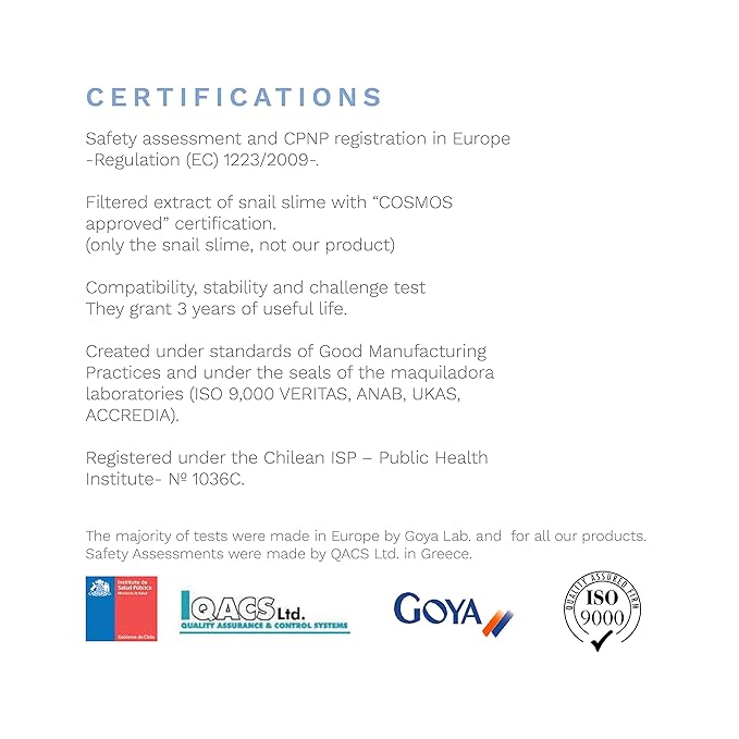 Revitalizing Eye Serum w/Snail Secretion Filtrate, Vitamin E, Chamomile & Aloe Vera - Under Eye Care for Moisturizing and Hydrating - No Parabens & No Sulfates (0.70 fl. oz)