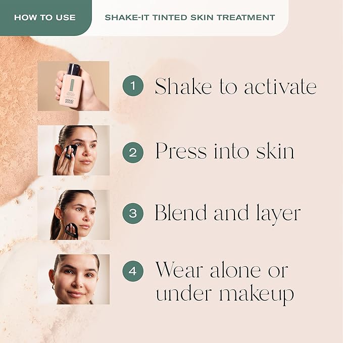 Erno Laszlo Shake-It Tinted Skin Treatment, Light Face Tint for Fair Complexions, Beautiful Skin Tone, Controls Oil, Natural Matte Finish (3 Fl Oz)