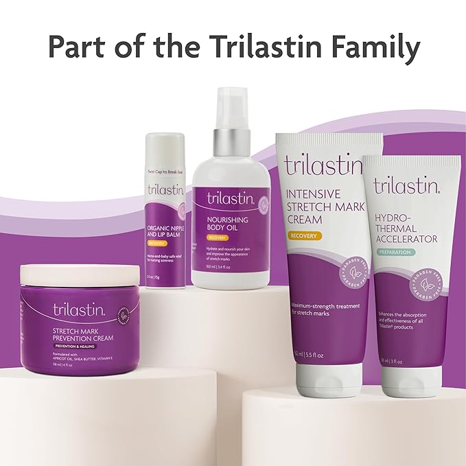 TriLASTIN Belly Masks - Belly Masks for Pregnant Women - Hydrating & Soothing for Itchy Skin - Reduces Stretch Marks - Safe for Sensitive Skin - Paraben & Phthalate-Free - Made in USA - 1 Pack