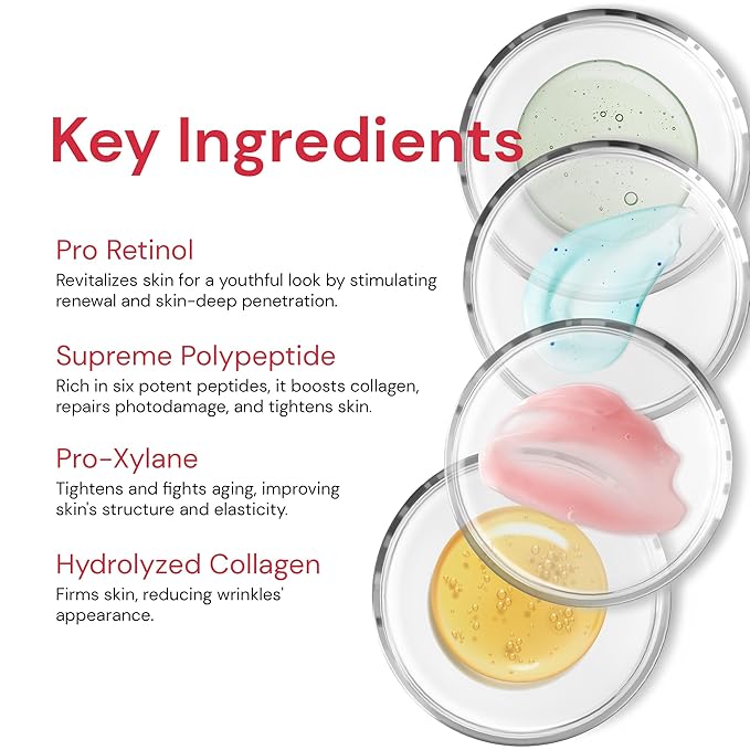 Anti-Aging Eye Cream for Wrinkles: Lifting and Tightening Under Eye Cream with Retinol & Collagen - Fine Lines Smoothing Treatment, Reduces Dark Circles, Eye Bags & Puffiness In 2 Weeks | 1.53 fl. oz