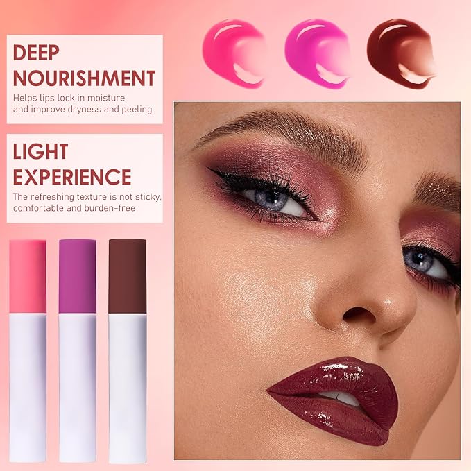 Lips Staining Lip Oil, Lips Staining Long-Lasting Moisturizing Lip Oil,Glossy Lip Stain (TAMARIND)