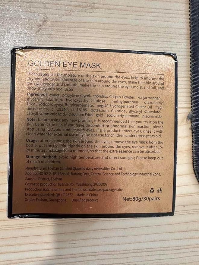 Under Eye Patches for Dark Circles and Puffiness, 60Pcs Under Eye Mask for anti Wrinkles & anti Aging, 24K Gold Eye Gel Pads with Collagen to Reduce Eye Bags, Puffy Eyes Treatment, Hydrating Eye Mask