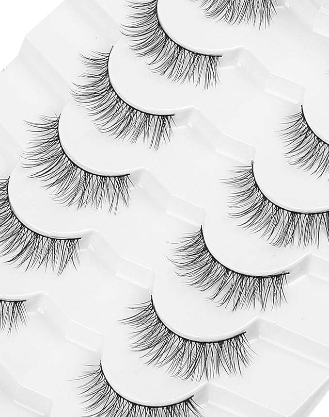 Natural Lashes Natural Eyelashes Short Eyelashes Natural Look False Eyelashes Wispy Eye Lashes Small Lashes Fake Lashes K28
