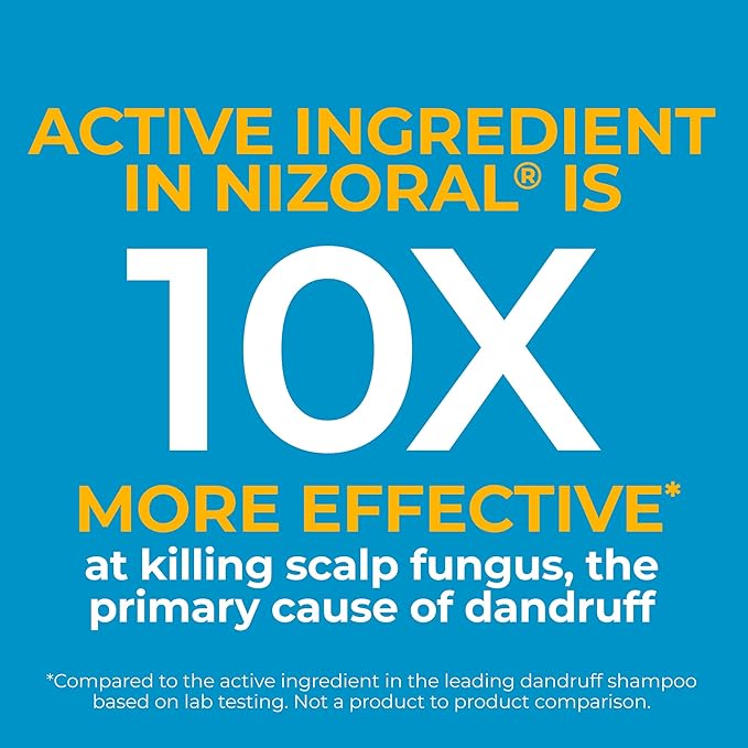 Nizoral Anti-Dandruff Shampoo with 1% Ketoconazole, Fresh Scent, 14 Fl Oz