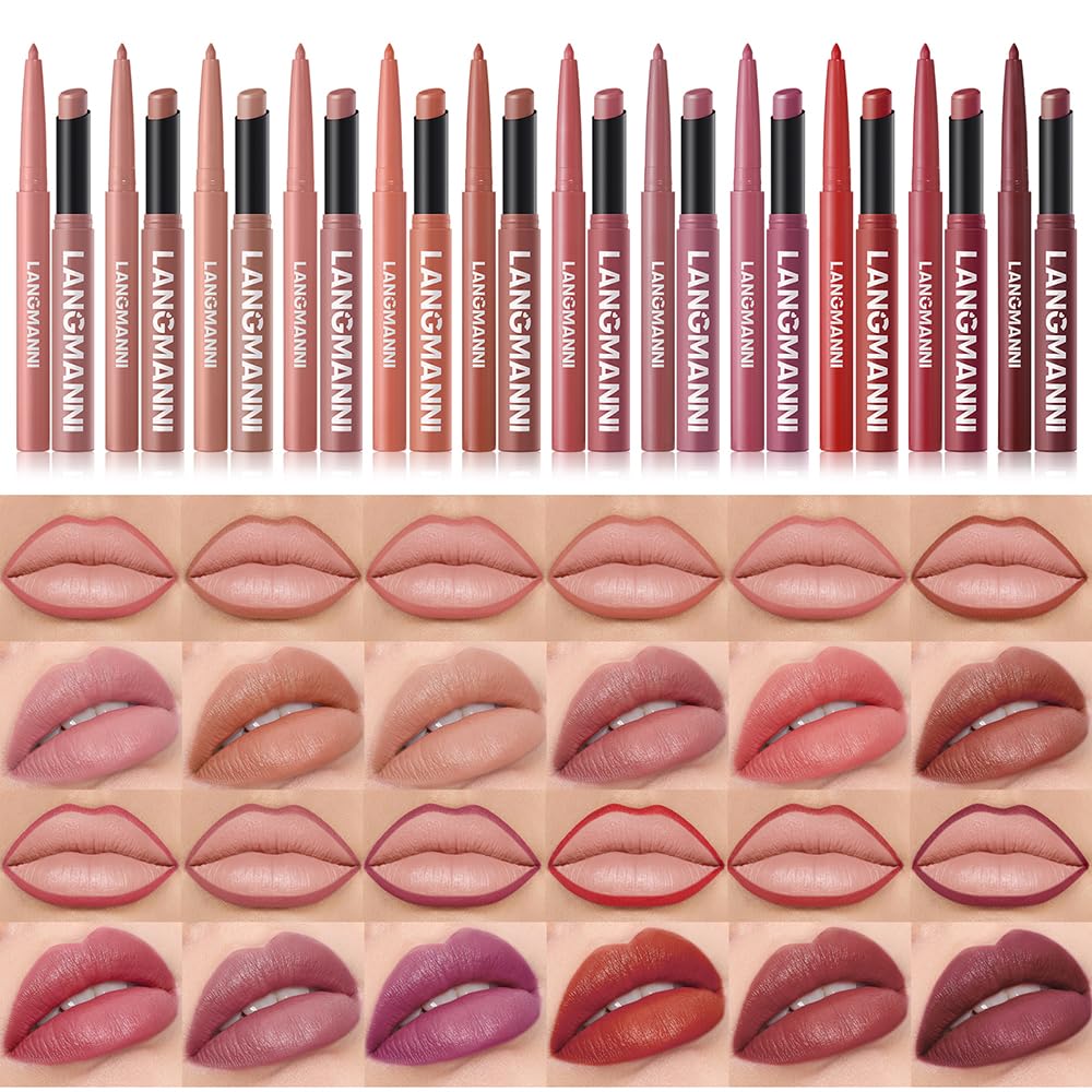 12Pcs Matte Lipstick + Lip Liner Pens Lip Combo Sets, Creamy Matte Lip Makeup Kit Long-Lasting Waterproof, Smudge-Proof Highly Pigmented Formula, Bold & Chic Shades Makeup Set (Bold Reds Collection)
