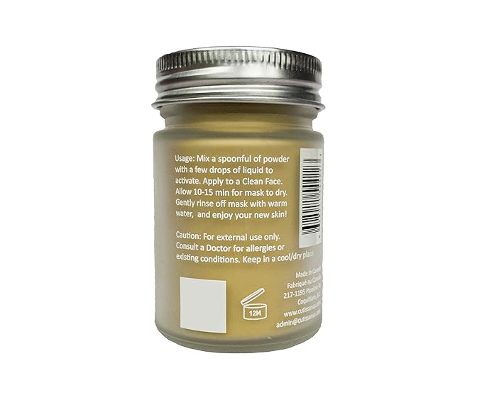 100% Natural Vitamin B Clay Exfoliating Face Mask 120g All Clay & No Water