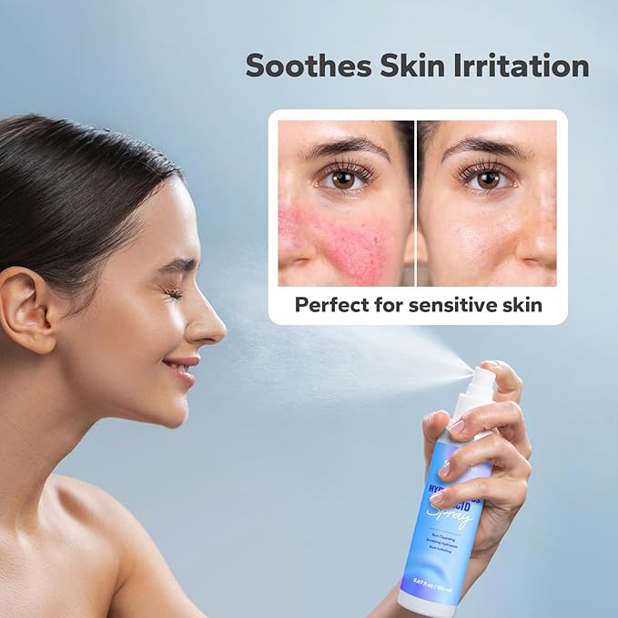 Hypochlorous Acid Spray (5 Fl Oz), Hypochlorous Acid Spray for Face & Body, Eyelid Cleanser, HOCl Facial Mist for Skin Cleansing & Soothing, Sensitive& Redness Reducing Skin Care