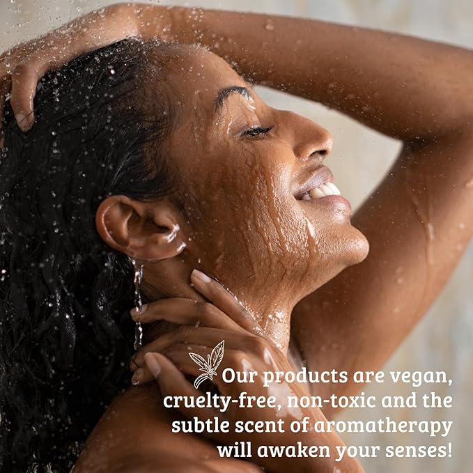 Pharmacopia Verbena Shampoo - Natural Hair Care with Plant Based & Organic Ingredients Aloe Vera, Jojoba Oil, Coconut Oil, and Chamomile Extract - Vegan, Cruelty Free, No Parabens or Sulfates, 16 oz