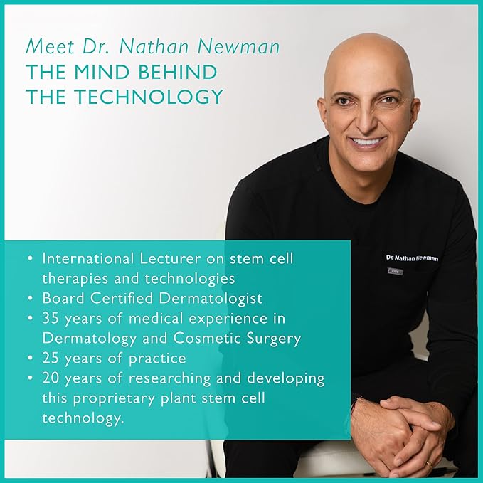 STEM Natural Intelligence Skin and Face ReGenerative Serum for Women, Facial Moisturizer Skin Care Peptides Serum, Luxury Face Moisturizer for Women, Hydration Serums, Antioxidant Support Serums, 1 oz