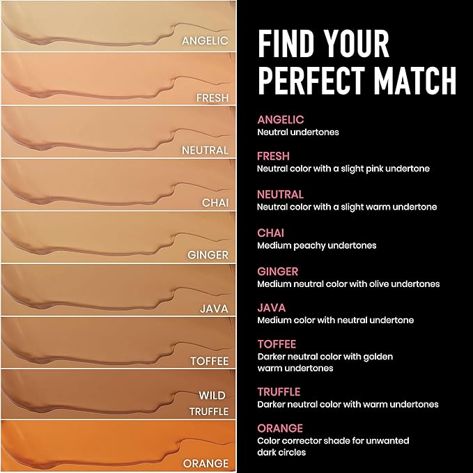 Frankie Rose Cosmetics Our Lil’ Secret Concealer – Sweat-Proof & Matte Under Eye Concealer, Long Lasting Concealer Full Coverage For Fine Lines, Dark Circles & Hide Imperfections - Fresh