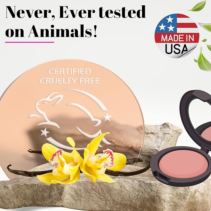 Better'n Ur Cheeks (FLUSH) MINERAL BLUSH | Made in USA | Pressed Powder | Organic | Cruelty Free | Talc Free | Paraben Free | Long Lasting