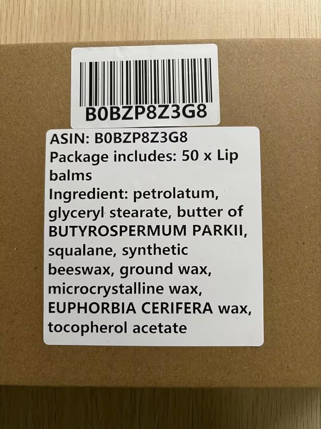 Dunzy 50 Pcs Thank You Gift Lip Balm Bulk Baby Shower Party Favors Bridal Shower Favor Lip Care with Assorted Fruit Flavors Thank You Lipstick for Guest Basket Gift Stuffer (Wedding)