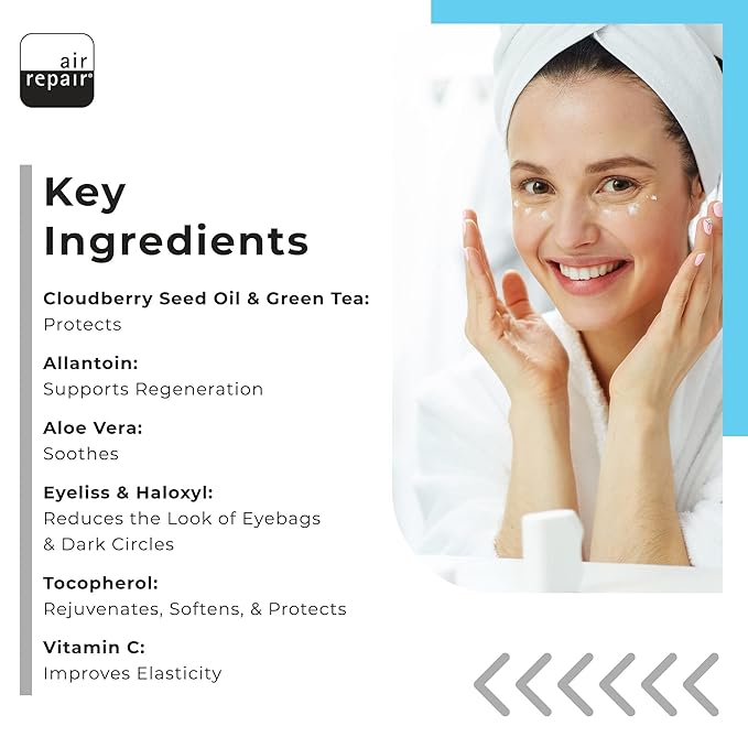 Eye Repair Cream for Men & Women - Air Repair Super Hydrating Eye Cream for Wrinkles Puffy Eyes & Dark Circles