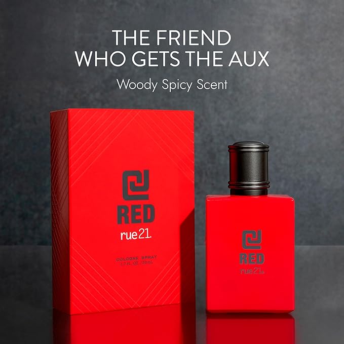 Rue 21 CJ Red Men's Cologne Spray - 1.7 fl oz (50 ml)