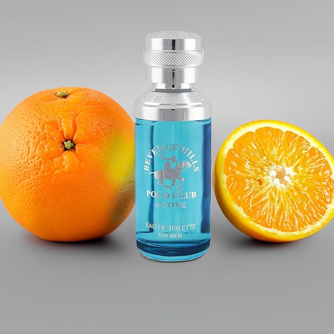 Beverly Hills Polo Club Cologne for Men Bonus Pack Designer Eau De Toilettes 3.4oz + 0.5oz 2 count (Active)