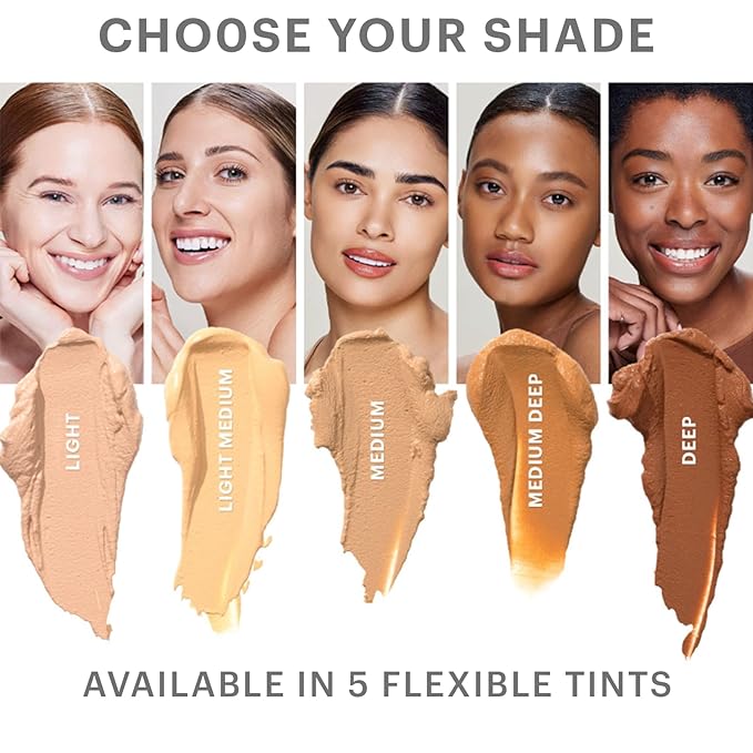 Glo Skin Beauty Oil-Free Tinted Primer SPF 30, (Light) 1.7 oz - Mineral Makeup for Face, 4-in-1 Foundation Primer, Sheer Coverage, Skincare & Sunscreen With Broad Spectrum UVA/UVB Protection