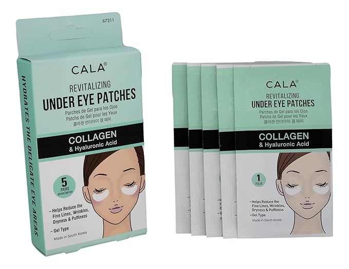 Cala REVITALIZING UNDER EYE PATCHES COLLAGEN AND HYALURONIC ACID
