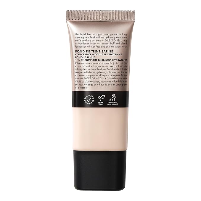e.l.f. Soft Glam Foundation, Medium Coverage, Long-Lasting & Buildable Foundation For A Smooth, Satin Finish, Vegan & Cruelty-Free, 10 Fair Cool