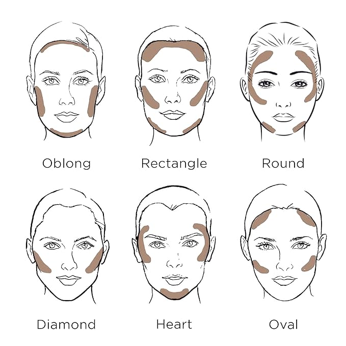 HALEYS Re-sculpt Smoothing Contour Powder (Light) Lightweight, Non-Caking, Nourishing & Skin-Softening, Infused with Shea Butter & Chamomile Flower Water to Soothe Skin