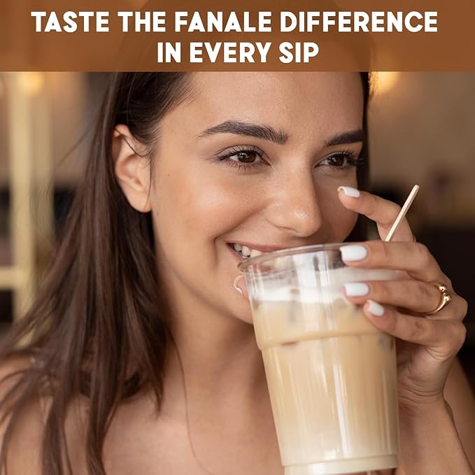 Fanale Premium Okinawa Brown Sugar Bubble Tea Flavoring Powder | Perfect for Baking, Smoothies, Desserts and Drinks | Instant Flavoring Powder for Boba Milk Tea - 2.2 Pounds (Pack of 20).
